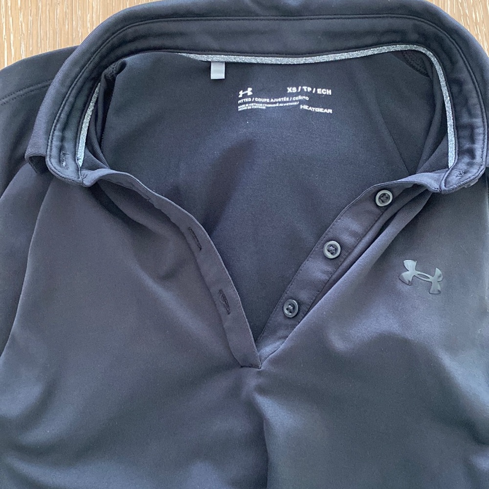 EUC underarmour black golf tank. Women’s XS